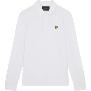 Lyle & Scott, Tops, Heren, Wit, S, Katoen, Polo Shirt - Klassieke Stijl