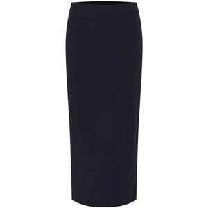InWear, Rokken, Dames, Blauw, 2Xl, Polyester, Pencil Skirts