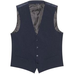 Antony Morato, Pakken, Heren, Blauw, XL, Polyester, Lente/Zomer Heren Vest