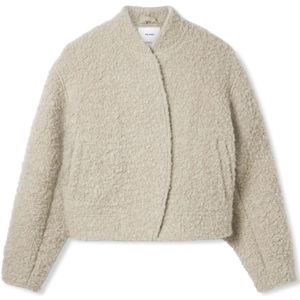 Axel Arigato, Jassen, Dames, Beige, L, Wol, Goya Textuur Jas