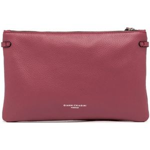 Gianni Chiarini, Tassen, Dames, Roze, ONE Size, Leer, Hermy