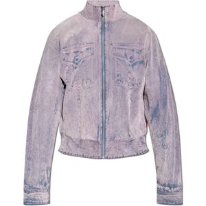 Diesel, Sweatshirts & Hoodies, Dames, Roze, XS, Katoen, Sweatshirt F-Slitly