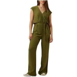 Another Label, Jumpsuits & Playsuits, Dames, Groen, S, Groene Jess Jumpsuit Mouwloos