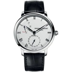 Frederique Constant, Accessoires, Heren, Grijs, ONE Size, Frederique Constant - Uomo - FC -723Wr 3S6 - Slimline Power Reserve Fabricage