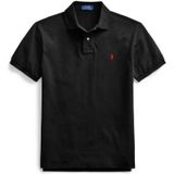 Polo Ralph Lauren, Tops, Heren, Zwart, L, Katoen, Klassieke Katoenen Poloshirt met Logo