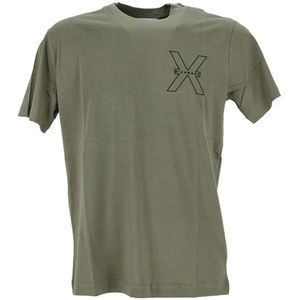 John Richmond, Tops, Heren, Groen, S, Katoen, Rock Chic T-shirt