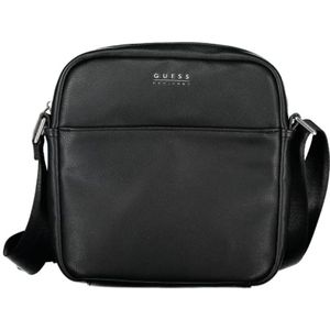 Guess, Tassen, Heren, Zwart, ONE Size, Stijlvolle Zwarte Schoudertas