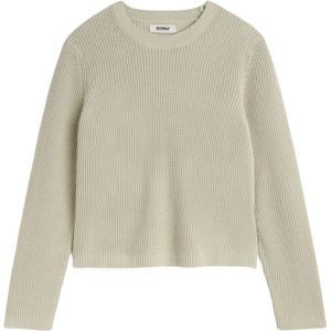 Ecoalf, Truien, Dames, Grijs, S, Katoen, Gebreide Dames Mist Sweater