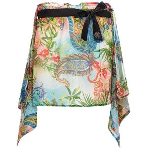 Roberto Cavalli, Badkleding, Dames, Veelkleurig, L, Multicolor Print Rok voor Vrouwen