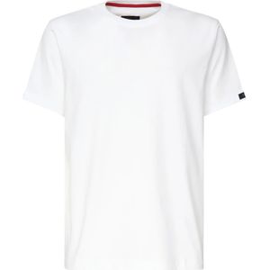 Fay, Tops, Heren, Wit, 2Xl, Witte T-shirts en Polos met Logo