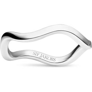 Sif Jakobs Jewellery, Accessoires, Dames, Grijs, 58 MM, Golf Ellera Ring in Sterling Zilver