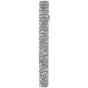 Alexander McQueen, Accessoires, Dames, Grijs, ONE Size, Messing Oorbel