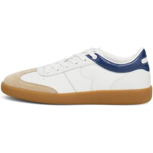 Boggi Milano, Schoenen, Heren, Wit, 46 EU, Leer, Tumbled Leather Trainers