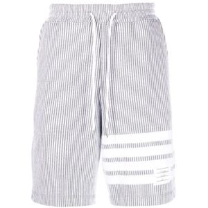 Thom Browne, Korte broeken, Heren, Grijs, M, Stijlvolle Shorts voor Mannen