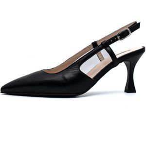 Nerogiardini, Schoenen, Dames, Zwart, 39 EU, Leer, Hakken Nappa Pandora Zwart Tpu Alek