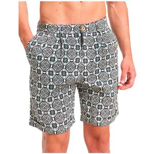 Peninsula, Korte broeken, Heren, Veelkleurig, L, Linnen, Klassieke Linnen Bermuda Shorts