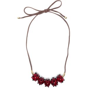 Colville, Accessoires, Dames, Rood, ONE Size, Murano Glazen Ketting