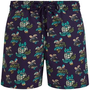 Vilebrequin, Badkleding, Heren, Veelkleurig, XS, Landschappen Schildpadden Zwembroek voor Heren