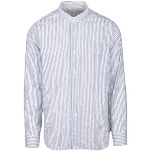 Eleventy, Overhemden, Heren, Blauw, 2Xl, Katoen, overhemd