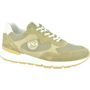 Nerogiardini, Schoenen, Heren, Beige, 41 EU, Taupe Combi Runner N.