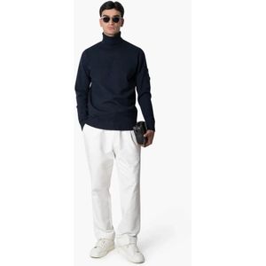 Quotrell, Truien, Heren, Blauw, S, Polyester, Donkerblauwe Gebreide Trui Heren