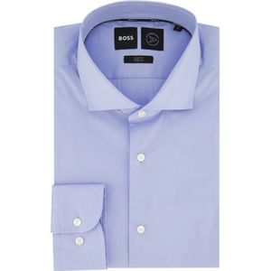 Hugo Boss, Overhemden, Heren, Blauw, 4Xl, Katoen, Business Overhemd