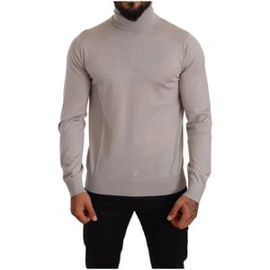 Dolce & Gabbana, Truien, Heren, Grijs, L, Coltruien
