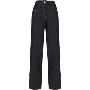 Givenchy, Jeans, Dames, Blauw, W27, Katoen, Straight Jeans