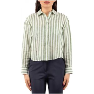 Weekend, Blouses & Shirts, Dames, Groen, S, Casual Overhemd