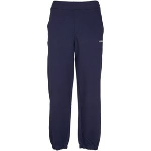 Msgm, Broeken, Heren, Blauw, M, Katoen, Felpa Pant Broek