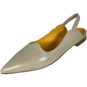 Mara Bini, Schoenen, Dames, Beige, 38 EU, Leer, Loafers