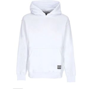 Propaganda, Sweatshirts & Hoodies, Heren, Wit, M, Katoen, Logo Label Witte Hoodie