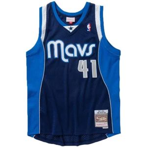 Mitchell & Ness, Sport, Heren, Blauw, L, Dallas Mavericks Swingman Jersey Blauw