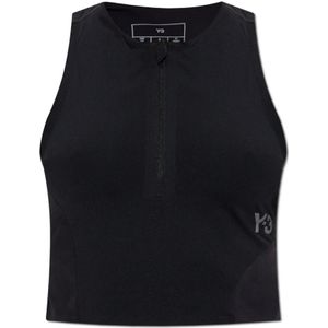 Y-3, Sport, Dames, Zwart, 2Xs, Hardlooptop
