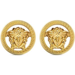 Versace, Accessoires, Dames, Geel, ONE Size, Gouden Medusa Head Oorbellen Set
