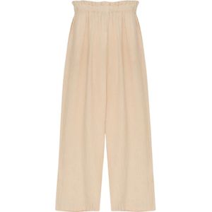 The New Society, Broeken, Dames, Beige, XS, Linnen, Hera Woman Pant Macadamia