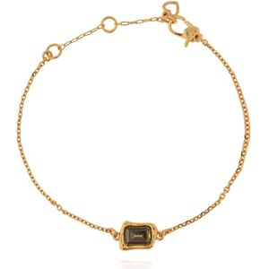 Kate Spade, Accessoires, Dames, Geel, ONE Size, Armband met glinsterende kristal