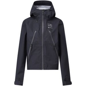 Maison Margiela, Jassen, Dames, Zwart, M, Winddichte Jas met Capuchon en Zakken