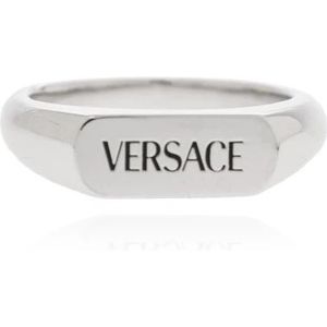 Versace, Accessoires, Dames, Grijs, 52 MM, Logo ring