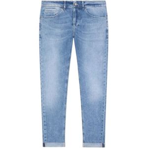 Dondup, Jeans, Heren, Blauw, W32, Denim, Skinny Denim Stretch Jeans