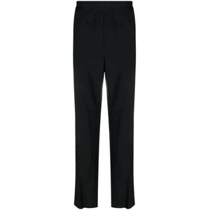 Msgm, Broeken, Heren, Zwart, XL, Chino`s