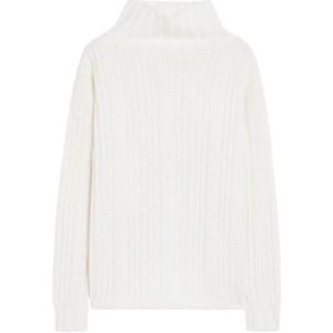 Max Mara, Truien, Dames, Wit, S, Wol, Vitalba Sweater