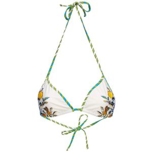 La DoubleJ, Badkleding, Dames, Wit, M, Borboni Bikini Top