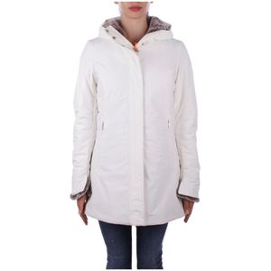 Suns, Mantels, Dames, Beige, L, Polyester, Beige Hoodie met Rits
