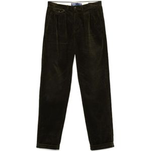 Ralph Lauren, Broeken, Heren, Groen, W30 L32, Katoen, Groene broek