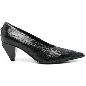 Agl, Schoenen, Dames, Zwart, 38 EU, Mes Pomp