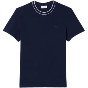 Lacoste Th8174 T-shirt Met Korte Mouwen Blauw 5 Man
