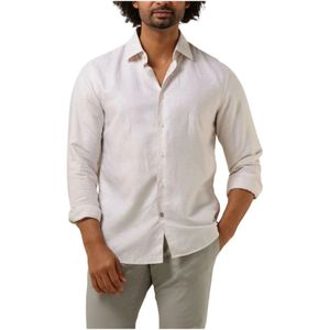 Boss Black, Overhemden, Heren, Beige, M, Heren Beige Overhemd C-hal-kent-c 1-223