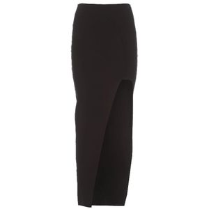 Rick Owens, Rokken, Dames, Zwart, S, Polyester, Stijlvolle Rok