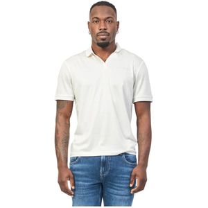 Richmond, Tops, Heren, Beige, S, Katoen, Klassieke Beige Poloshirt
